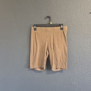 💜Old Navy Ribbed Tan Bike Shorts